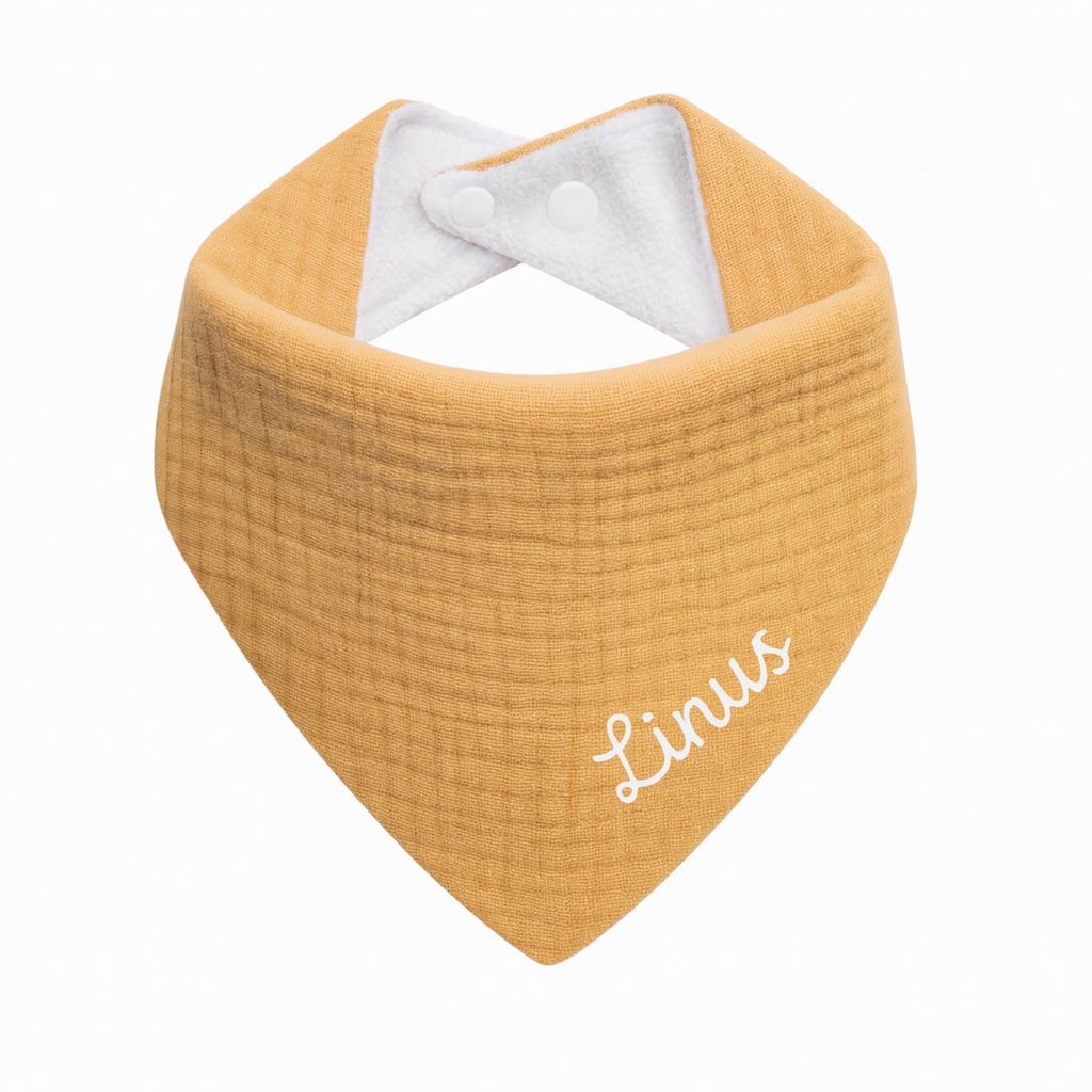 Personalisiertes Baby-Lätzchen (100% Baumwolle)