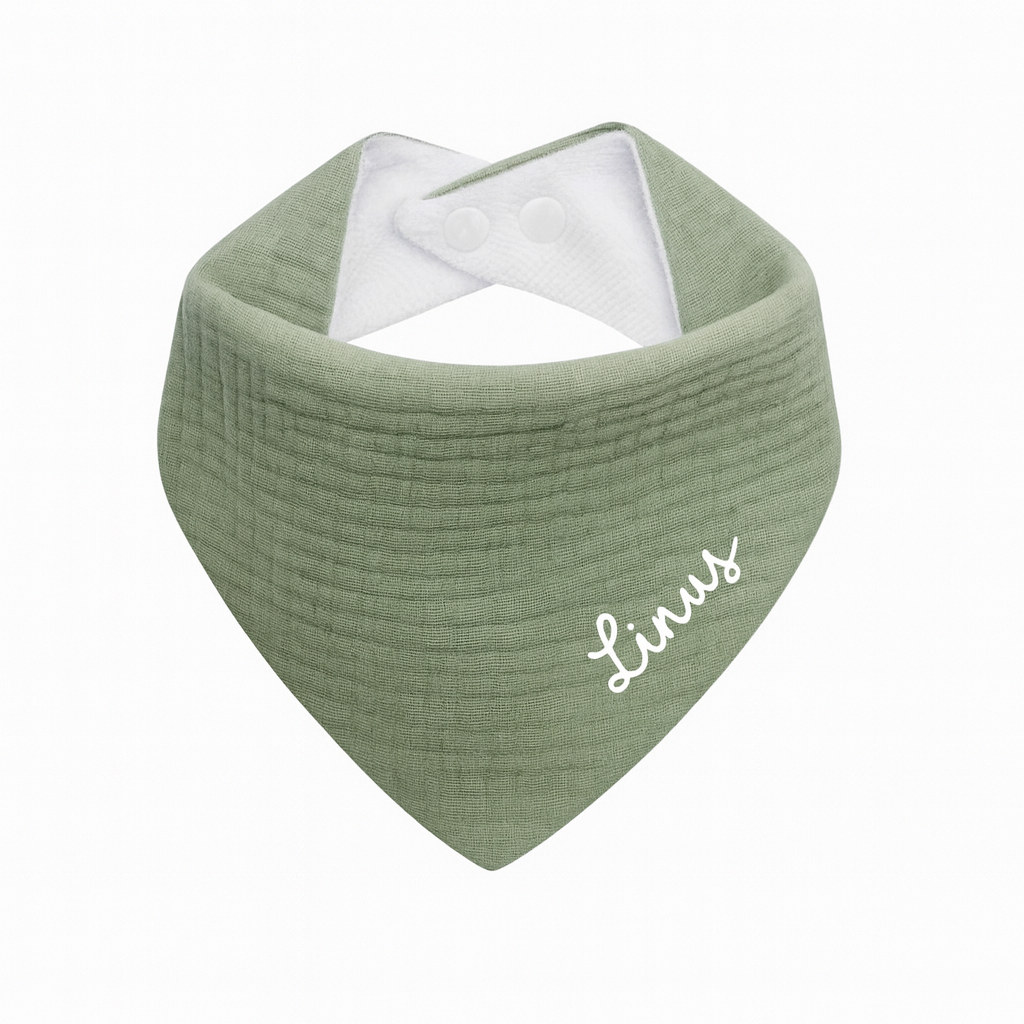 Personalisiertes Baby-Lätzchen (100% Baumwolle)