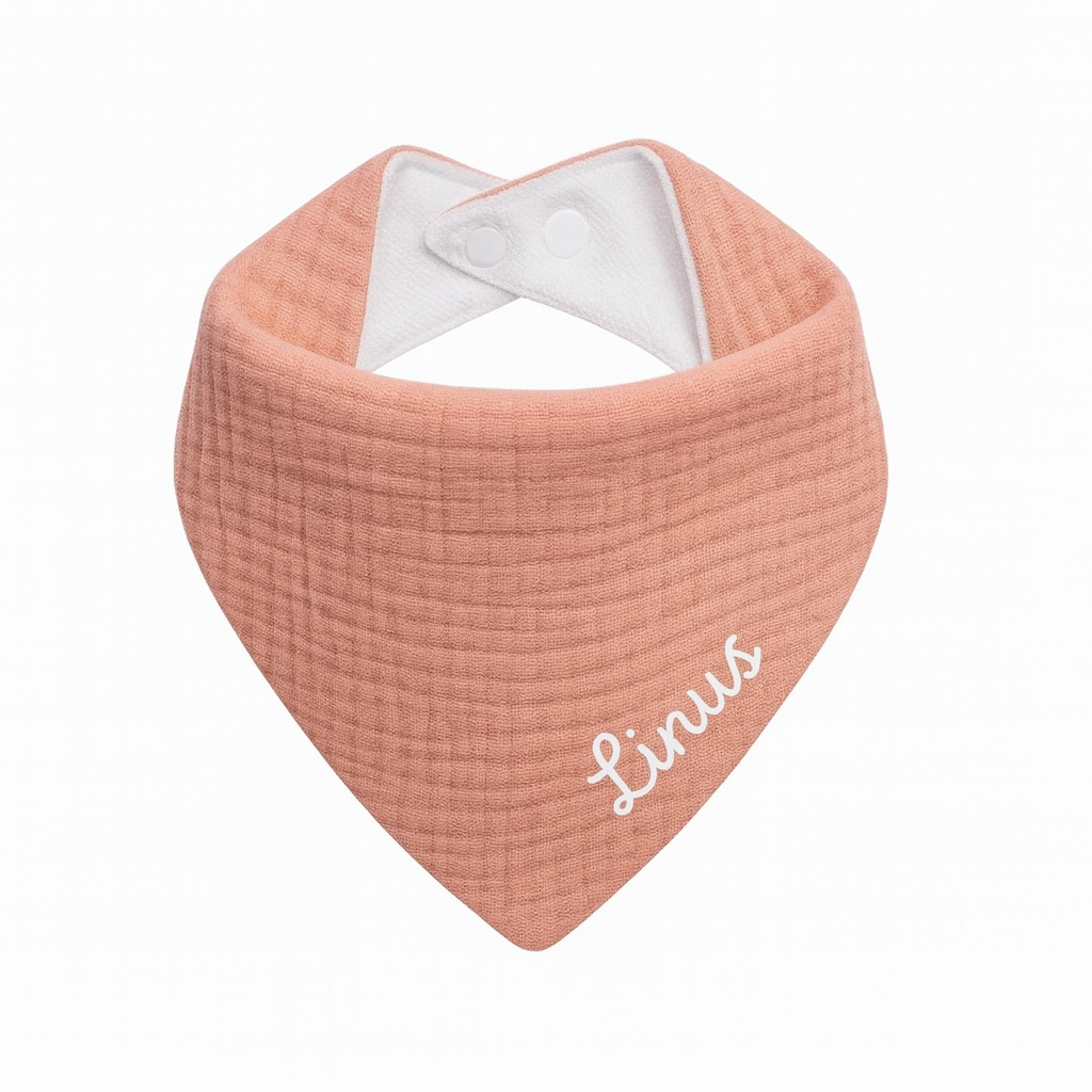 Personalisiertes Baby-Lätzchen (100% Baumwolle)