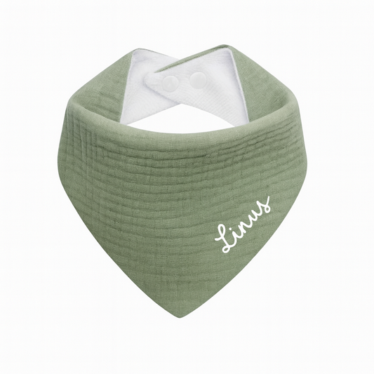 Personalisiertes Baby-Lätzchen (100% Baumwolle)