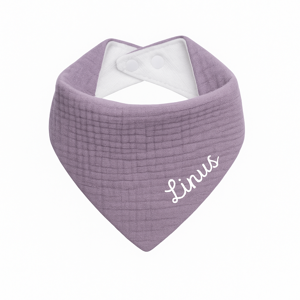 Personalisiertes Baby-Lätzchen (100% Baumwolle)