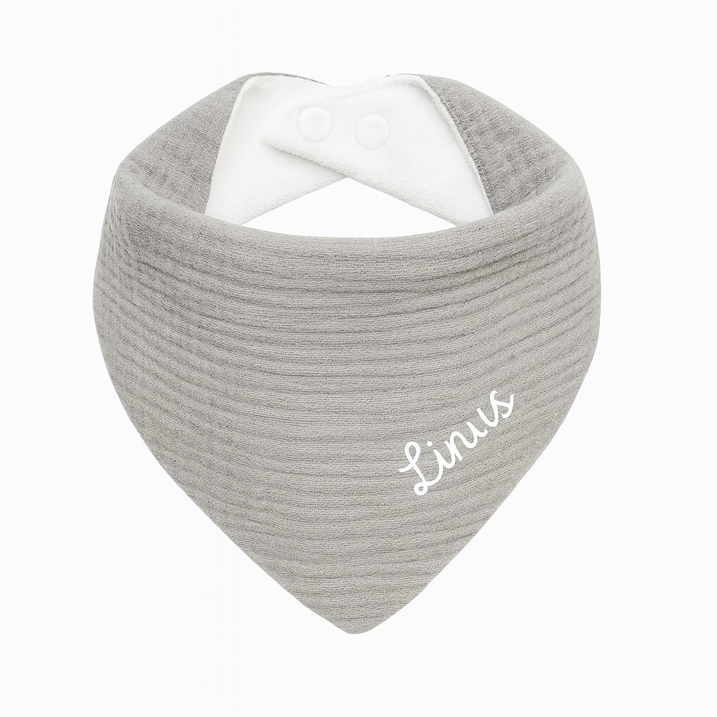 Personalisiertes Baby-Lätzchen (100% Baumwolle)