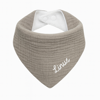Personalisiertes Baby-Lätzchen (100% Baumwolle)