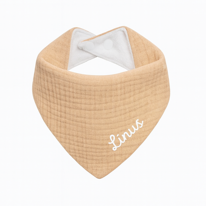 Personalisiertes Baby-Lätzchen (100% Baumwolle)